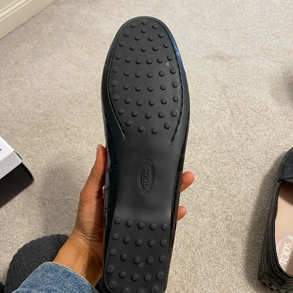 BRAND NEW CROCODILE LEATHER TODS SIZE 41 - Picture 3 of 5
